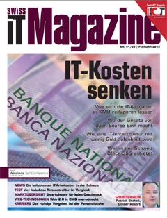 Swiss IT Magazine Cover Ausgabe 2012/itm_201201