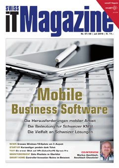 Swiss IT Magazine Cover Ausgabe 2016/itm_201607