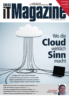 Swiss IT Magazine Cover Ausgabe 2016/itm_201612