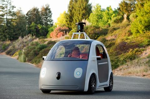 Google baut sein erstes Auto - ohne Lenkrad und Bremspedal