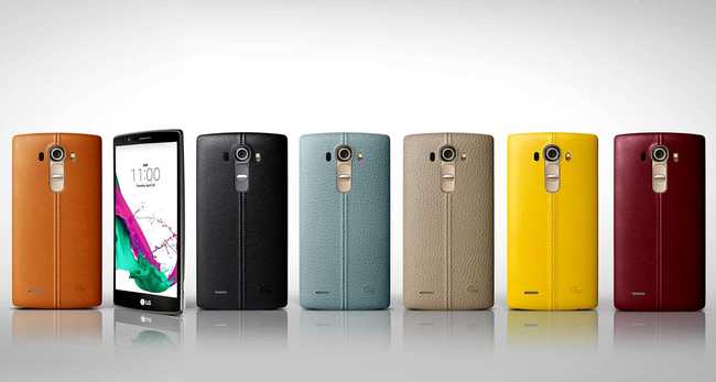 LG G4 mit Leder, Rundung und neuester Technologie